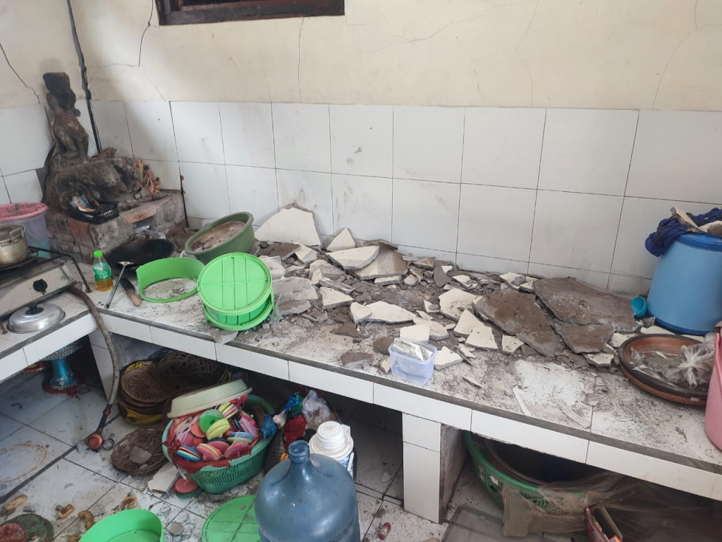 Kebakaran Dapur di Jalan Sibanggede 1, Banjar Pane, Desa Sibanggede, Kecamatan Abiansemal Tanggal 12 Mei 2024